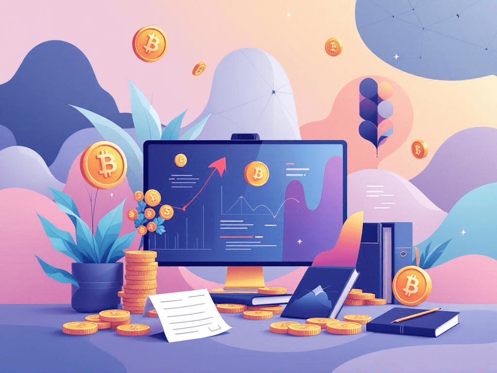 A professional abstract illustration representing the concept of Stripping Away the Jargon: What Cryptocurrency Actually I...