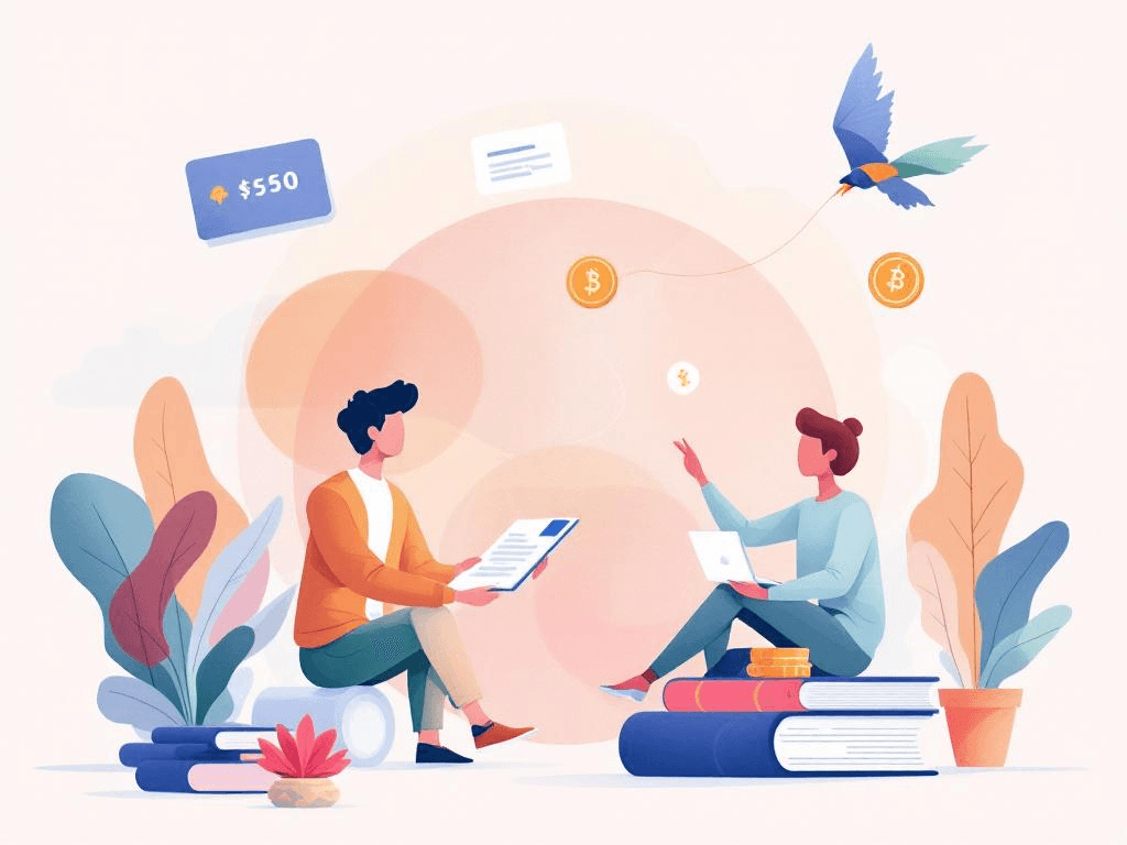 A professional abstract illustration representing the concept of The Problems Crypto Solves (That You Might Not Know You H...