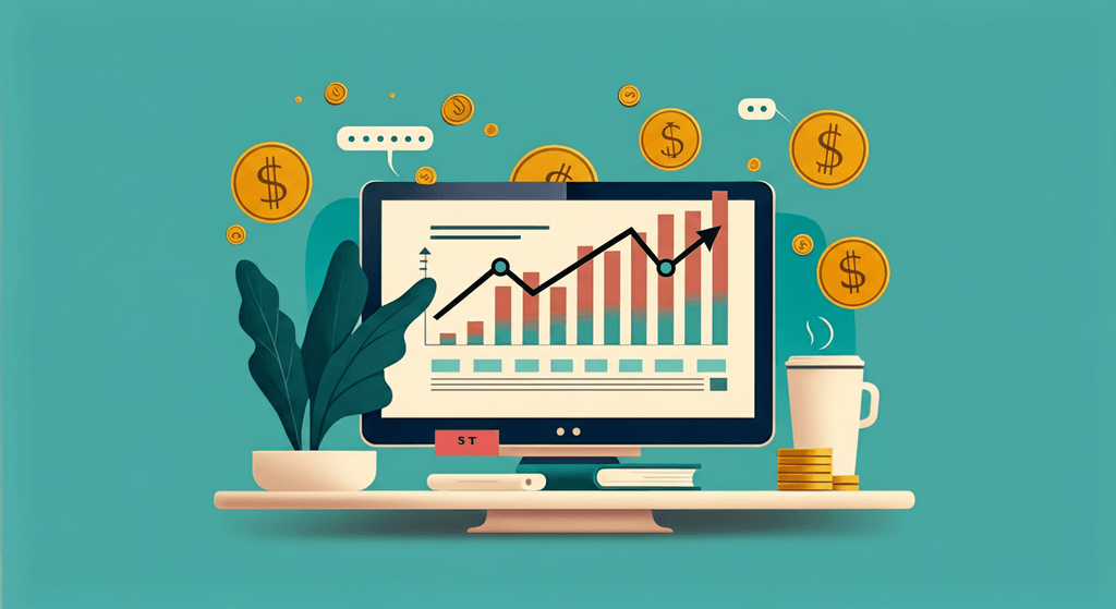 A professional blog header illustration for an article about FinTech & Crypto Education. Context: You round up a $4.53 cof...