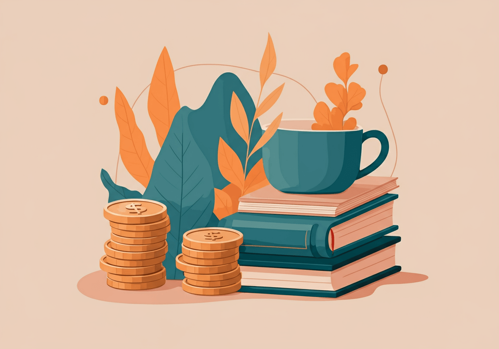 A professional abstract illustration representing the concept of Reframe the risk first in Personal Finance
